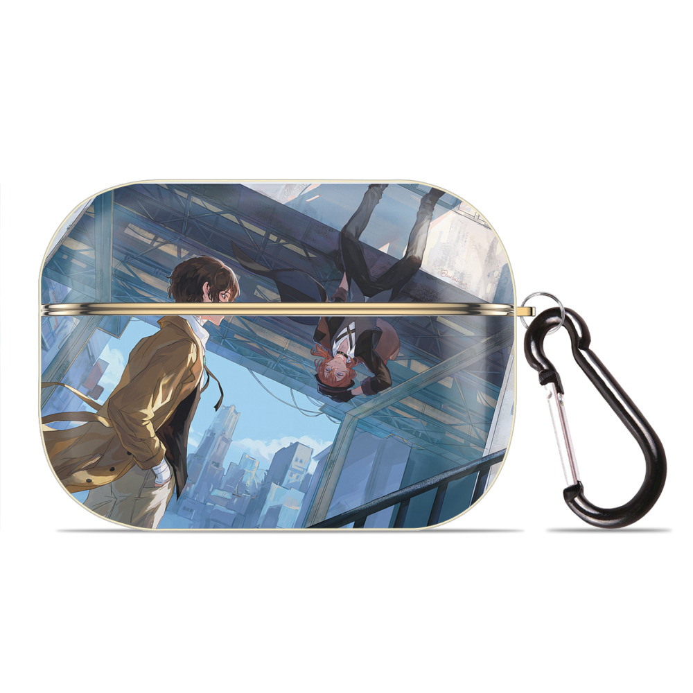 （画像用） 文豪ストレイドッグス Bungo Stray Dogs 【AirPods Pro用】ハードシェル保護ケース｜耐衝撃・防指紋・カラビナ付き商品仕様