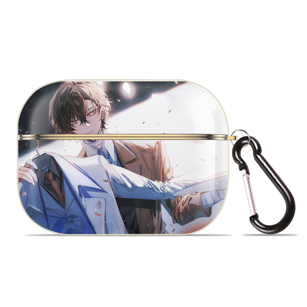 （画像用） 文豪ストレイドッグス Bungo Stray Dogs 【AirPods Pro用】ハードシェル保護ケース｜耐衝撃・防指紋・カラビナ付き商品仕様