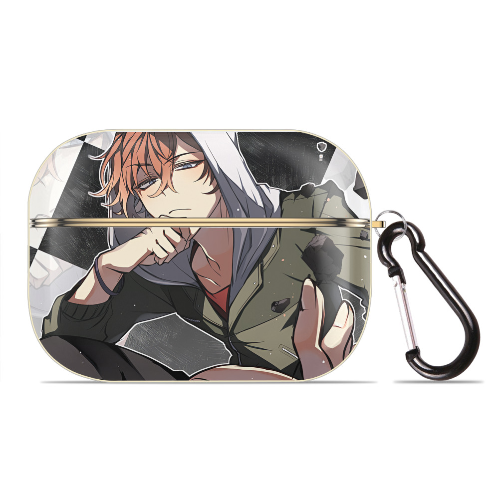 （画像用） 文豪ストレイドッグス Bungo Stray Dogs 【AirPods Pro用】ハードシェル保護ケース｜耐衝撃・防指紋・カラビナ付き商品仕様