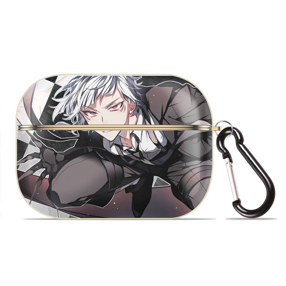 （画像用） 文豪ストレイドッグス Bungo Stray Dogs 【AirPods Pro用】ハードシェル保護ケース｜耐衝撃・防指紋・カラビナ付き商品仕様