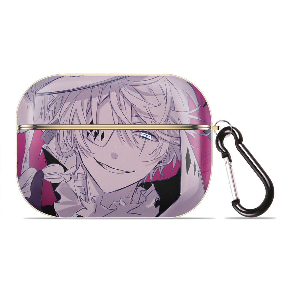 （画像用） 文豪ストレイドッグス Bungo Stray Dogs 【AirPods Pro用】ハードシェル保護ケース｜耐衝撃・防指紋・カラビナ付き商品仕様