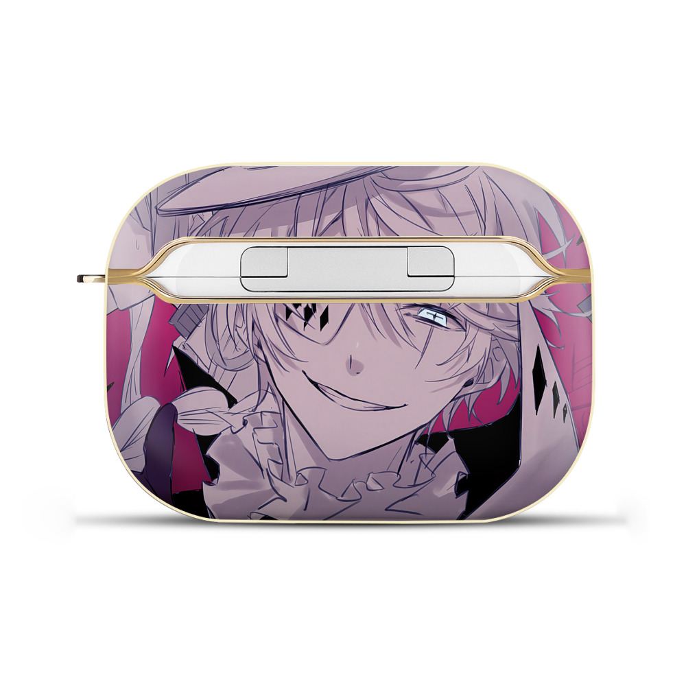 （画像用） 文豪ストレイドッグス Bungo Stray Dogs 【AirPods Pro用】ハードシェル保護ケース｜耐衝撃・防指紋・カラビナ付き商品仕様