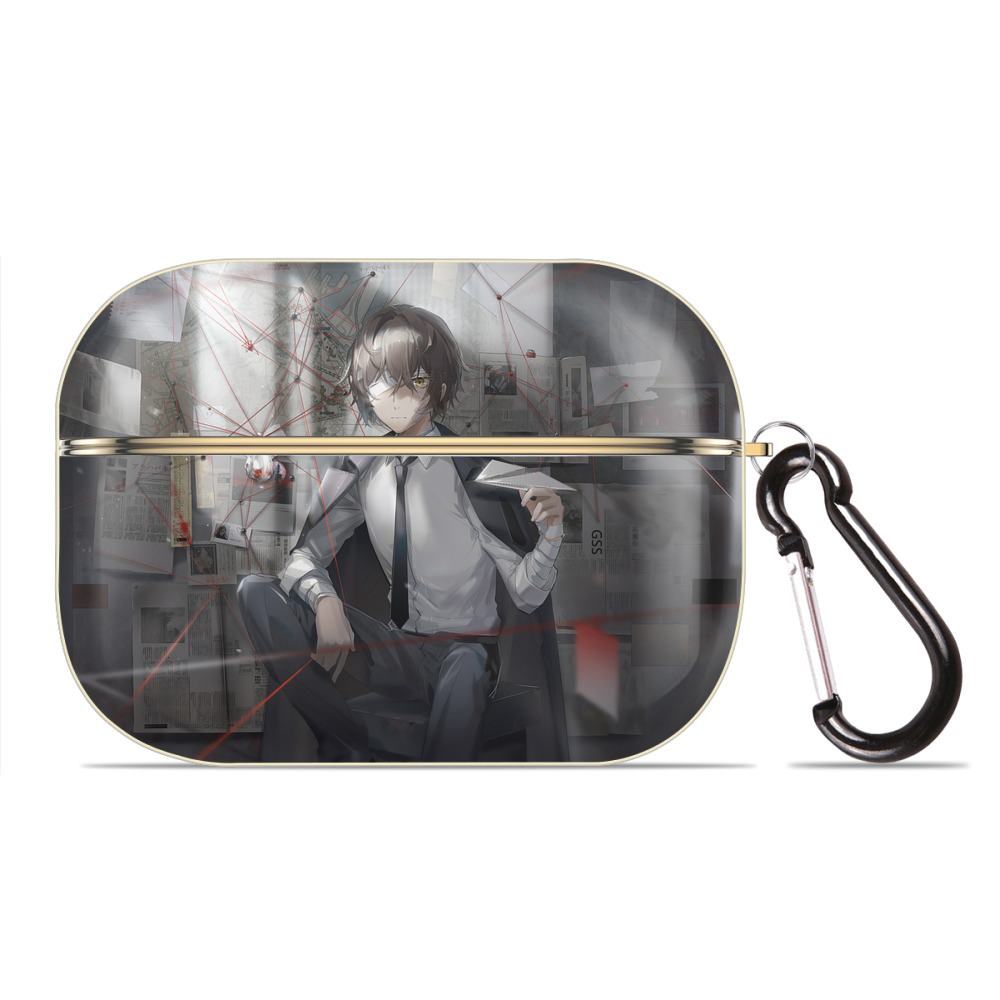 （画像用） 文豪ストレイドッグス Bungo Stray Dogs 【AirPods Pro用】ハードシェル保護ケース｜耐衝撃・防指紋・カラビナ付き商品仕様