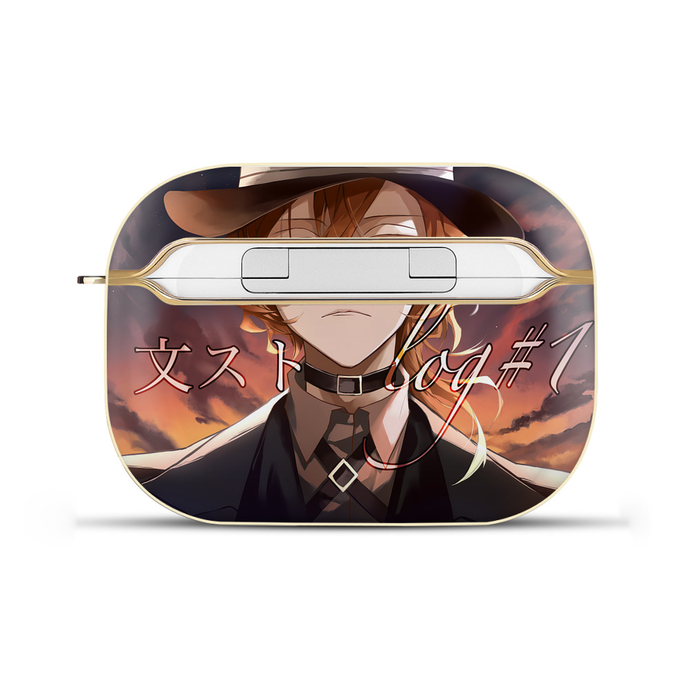 （画像用） 文豪ストレイドッグス Bungo Stray Dogs 【AirPods Pro用】ハードシェル保護ケース｜耐衝撃・防指紋・カラビナ付き商品仕様