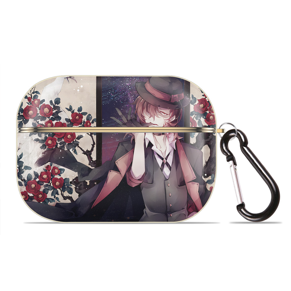（画像用） 文豪ストレイドッグス Bungo Stray Dogs 【AirPods Pro用】ハードシェル保護ケース｜耐衝撃・防指紋・カラビナ付き商品仕様