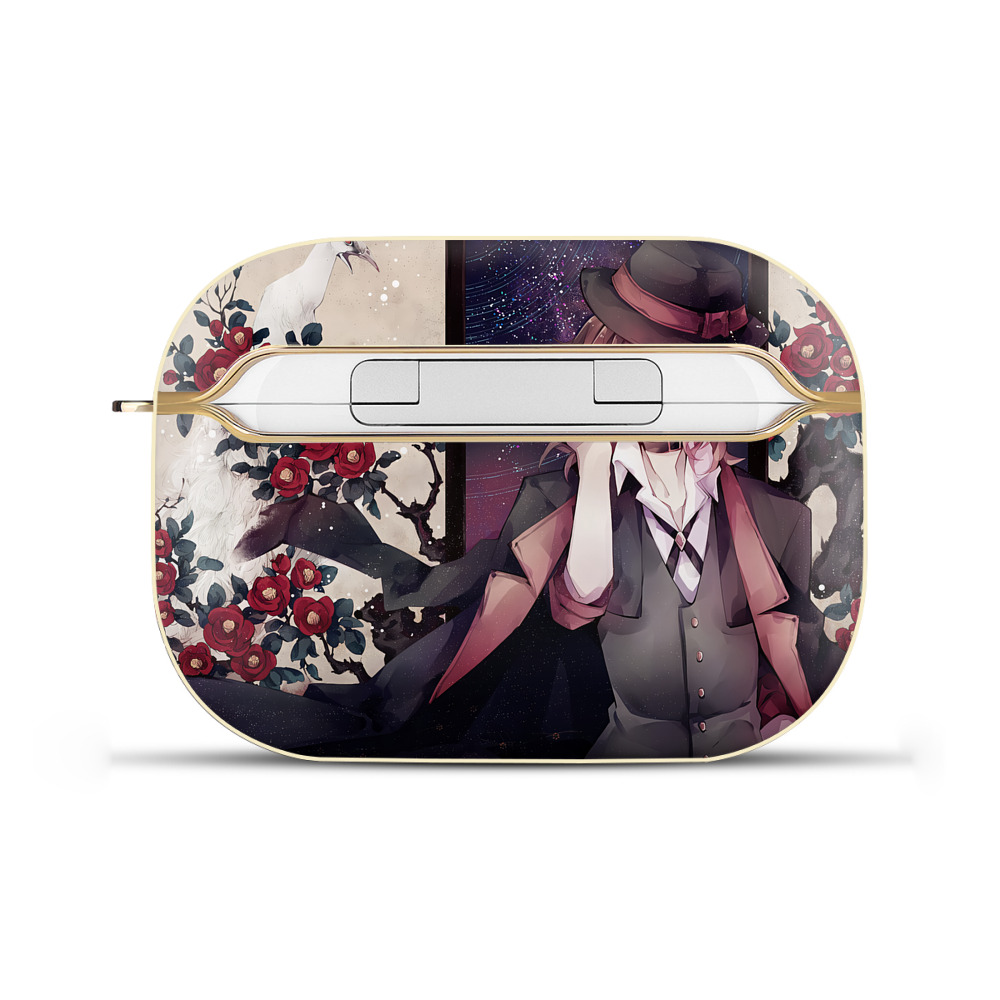（画像用） 文豪ストレイドッグス Bungo Stray Dogs 【AirPods Pro用】ハードシェル保護ケース｜耐衝撃・防指紋・カラビナ付き商品仕様