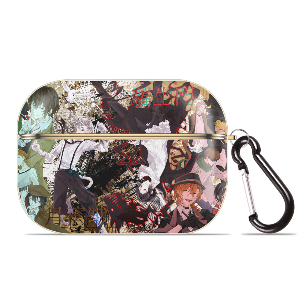 （画像用） 文豪ストレイドッグス Bungo Stray Dogs 【AirPods Pro用】ハードシェル保護ケース｜耐衝撃・防指紋・カラビナ付き商品仕様