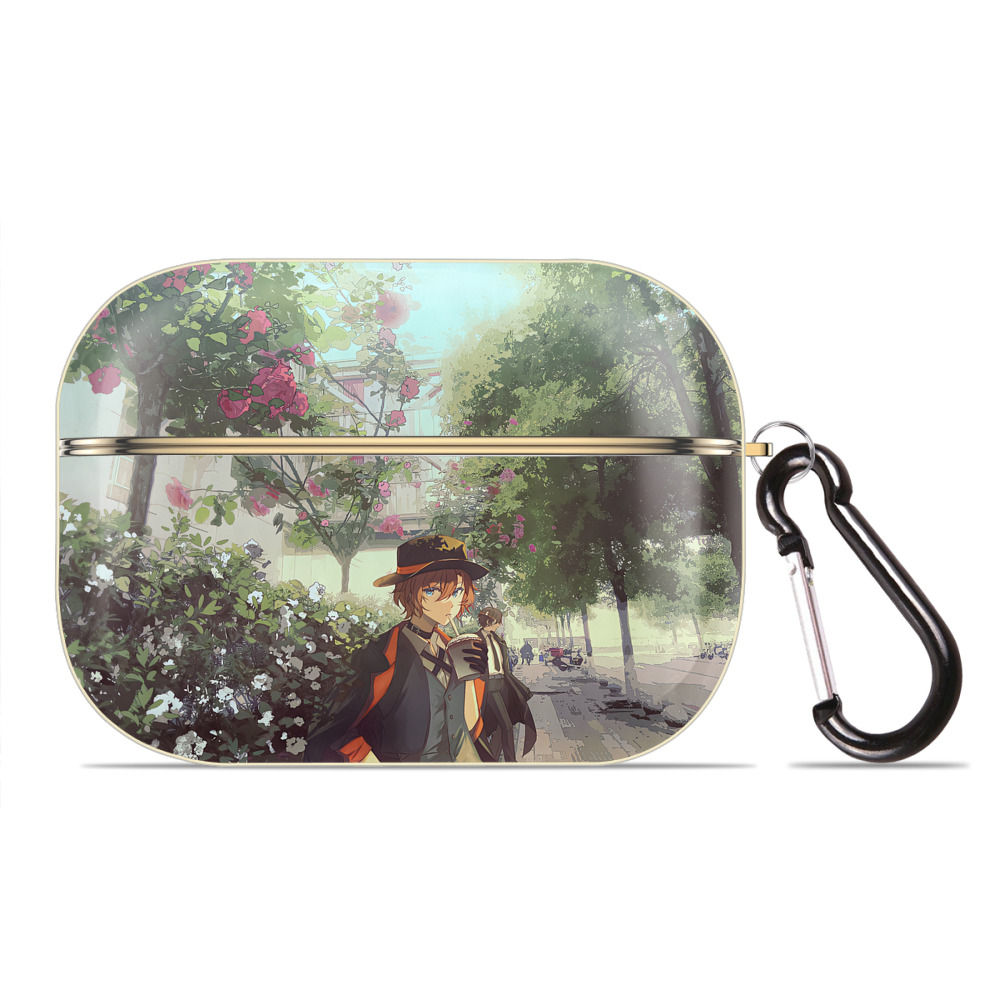 （画像用） 文豪ストレイドッグス Bungo Stray Dogs 【AirPods Pro用】ハードシェル保護ケース｜耐衝撃・防指紋・カラビナ付き商品仕様
