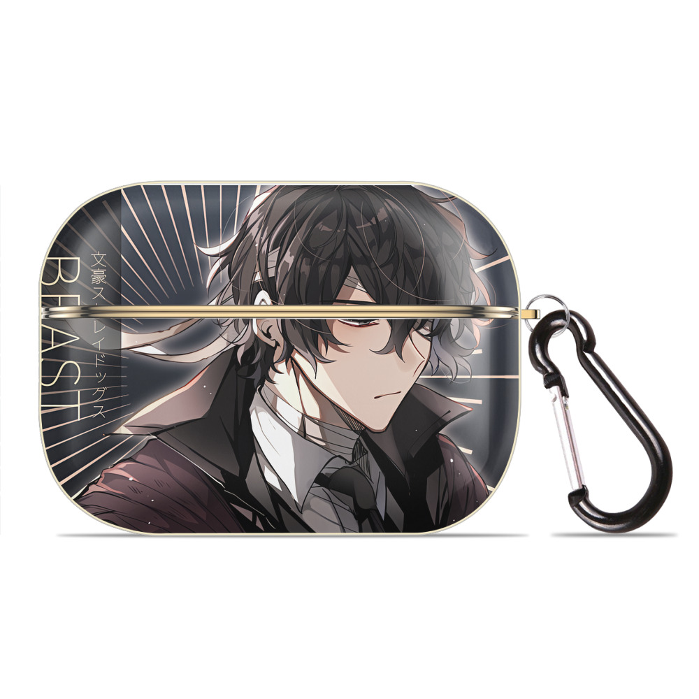 （画像用） 文豪ストレイドッグス Bungo Stray Dogs 【AirPods Pro用】ハードシェル保護ケース｜耐衝撃・防指紋・カラビナ付き商品仕様