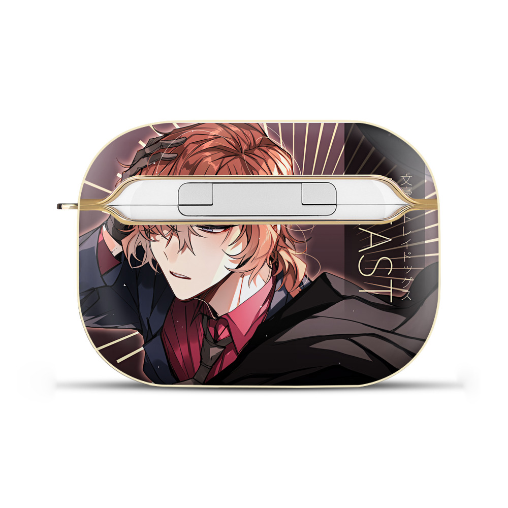 （画像用） 文豪ストレイドッグス Bungo Stray Dogs 【AirPods Pro用】ハードシェル保護ケース｜耐衝撃・防指紋・カラビナ付き商品仕様