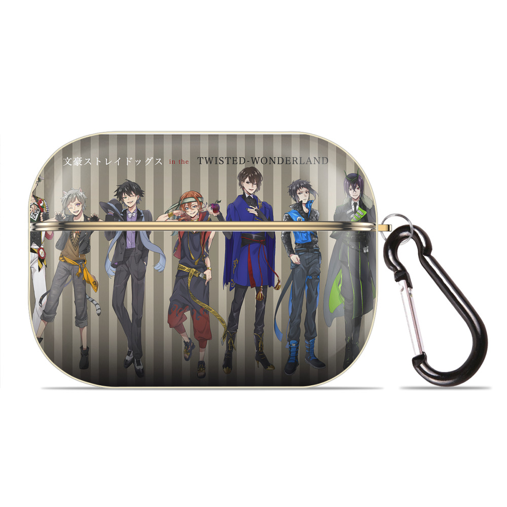 （画像用） 文豪ストレイドッグス Bungo Stray Dogs 【AirPods Pro用】ハードシェル保護ケース｜耐衝撃・防指紋・カラビナ付き商品仕様