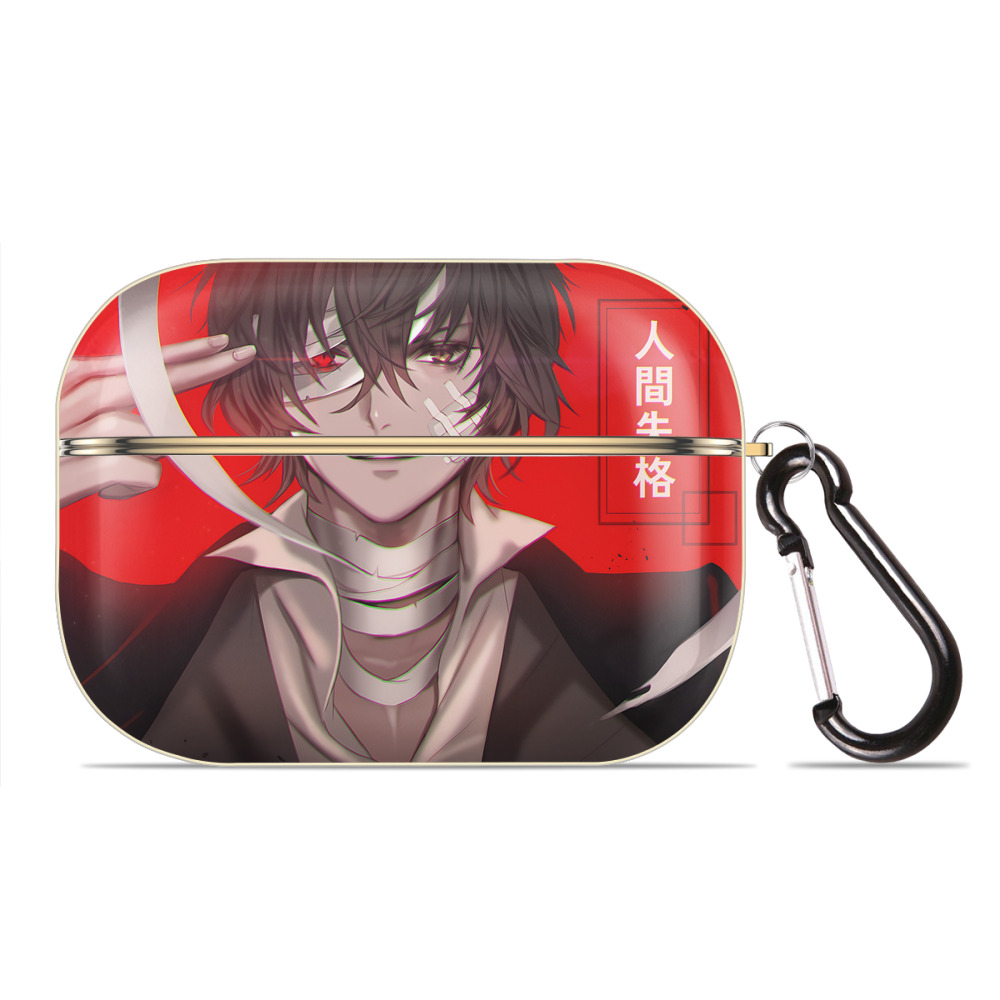 （画像用） 文豪ストレイドッグス Bungo Stray Dogs 【AirPods Pro用】ハードシェル保護ケース｜耐衝撃・防指紋・カラビナ付き商品仕様