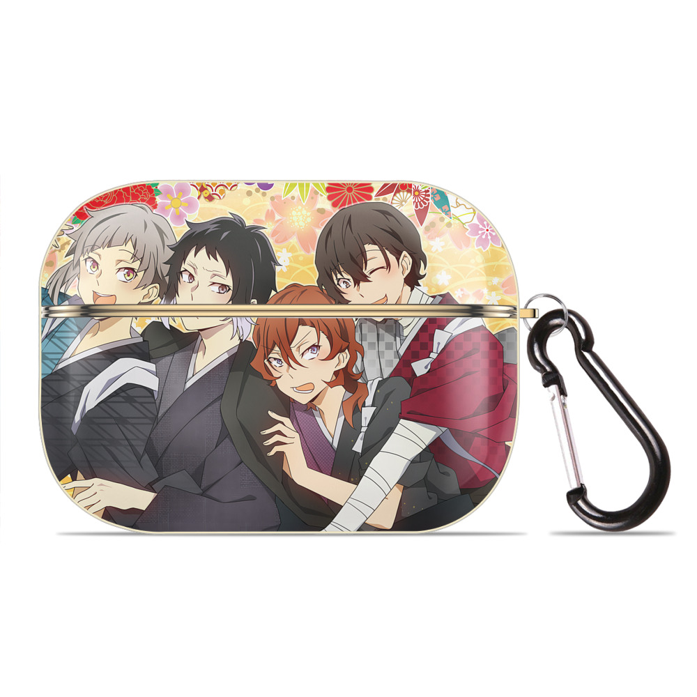 （画像用） 文豪ストレイドッグス Bungo Stray Dogs 【AirPods Pro用】ハードシェル保護ケース｜耐衝撃・防指紋・カラビナ付き商品仕様