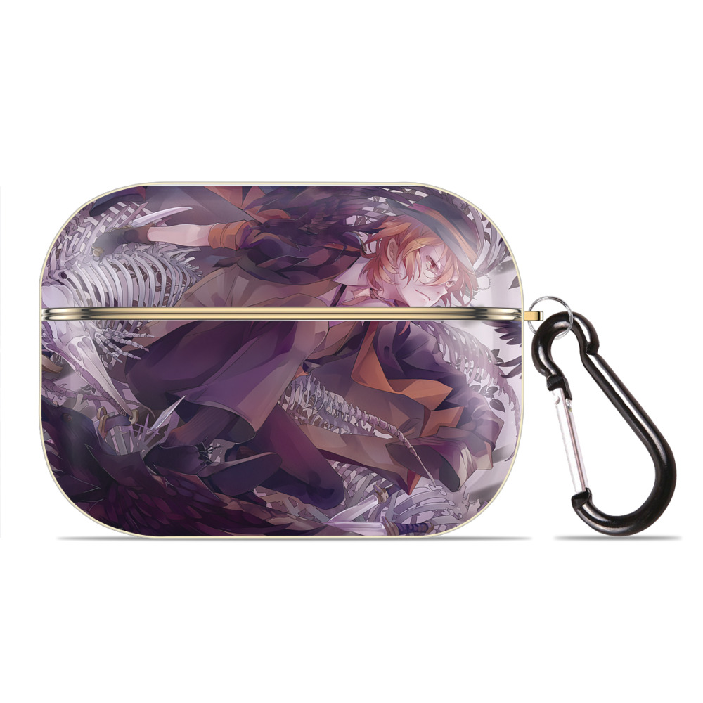 （画像用） 文豪ストレイドッグス Bungo Stray Dogs 【AirPods Pro用】ハードシェル保護ケース｜耐衝撃・防指紋・カラビナ付き商品仕様