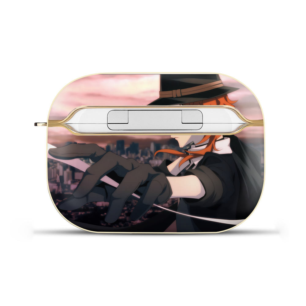 （画像用） 文豪ストレイドッグス Bungo Stray Dogs 【AirPods Pro用】ハードシェル保護ケース｜耐衝撃・防指紋・カラビナ付き商品仕様
