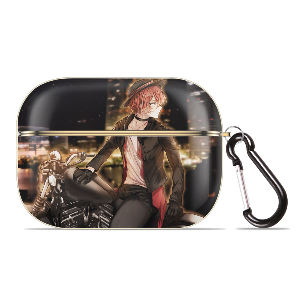 （画像用） 文豪ストレイドッグス Bungo Stray Dogs 【AirPods Pro用】ハードシェル保護ケース｜耐衝撃・防指紋・カラビナ付き商品仕様
