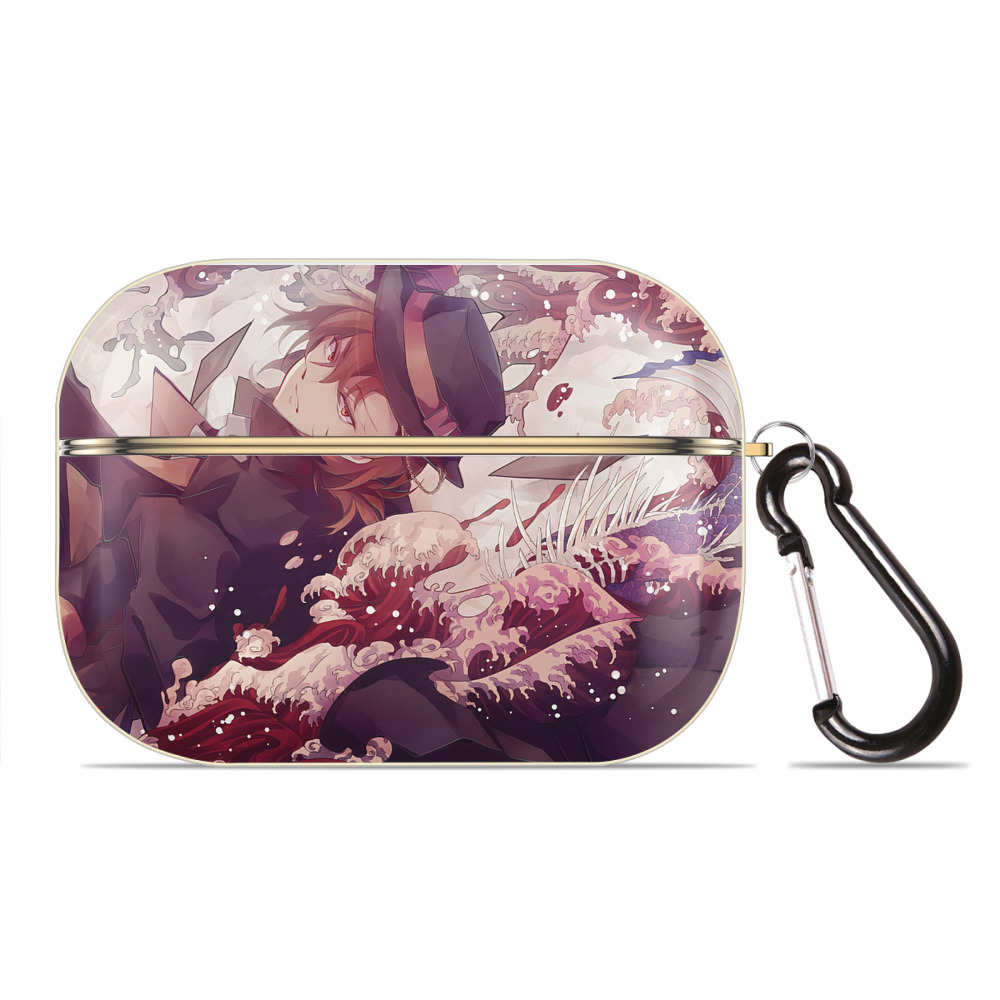 （画像用） 文豪ストレイドッグス Bungo Stray Dogs 【AirPods Pro用】ハードシェル保護ケース｜耐衝撃・防指紋・カラビナ付き商品仕様