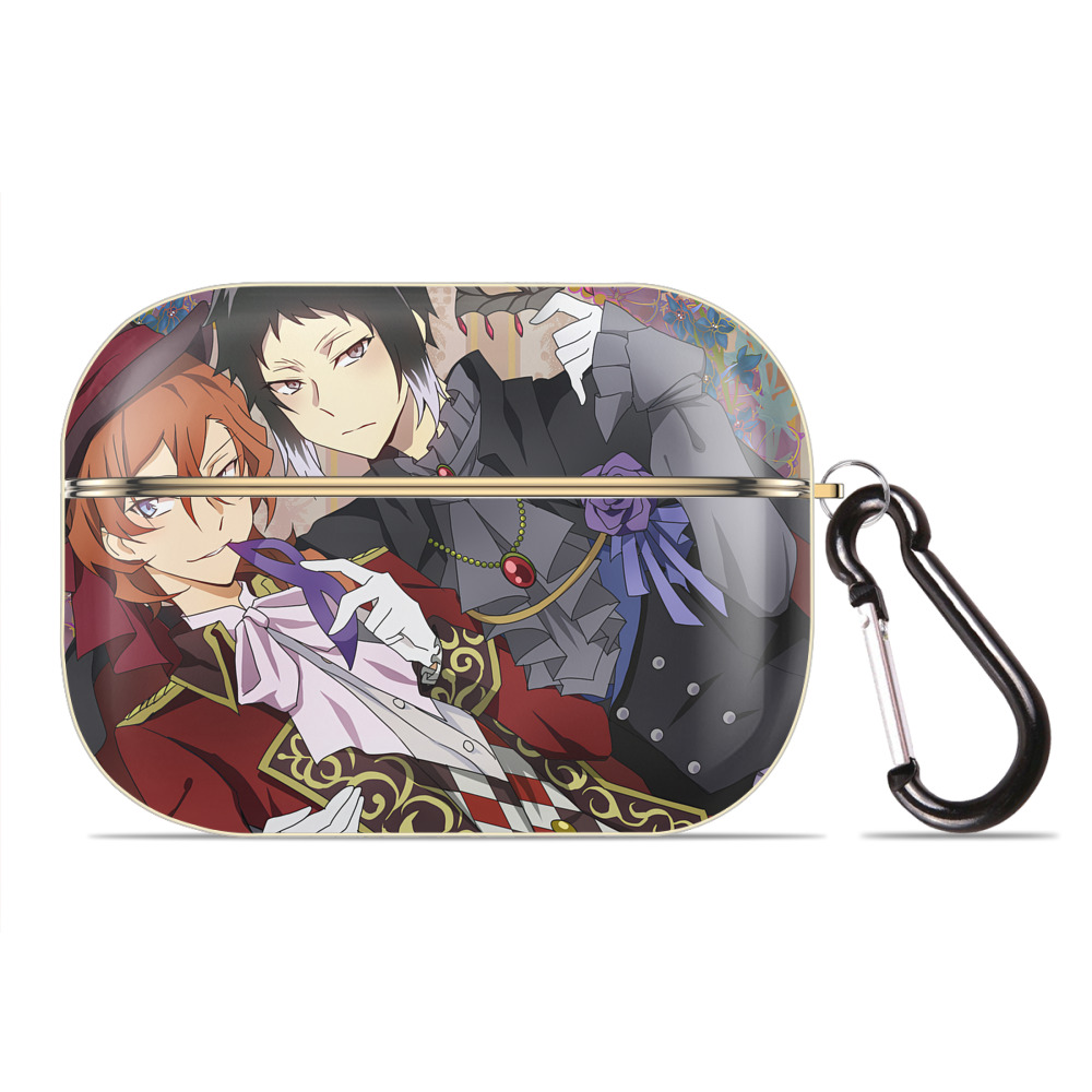 （画像用） 文豪ストレイドッグス Bungo Stray Dogs 【AirPods Pro用】ハードシェル保護ケース｜耐衝撃・防指紋・カラビナ付き商品仕様