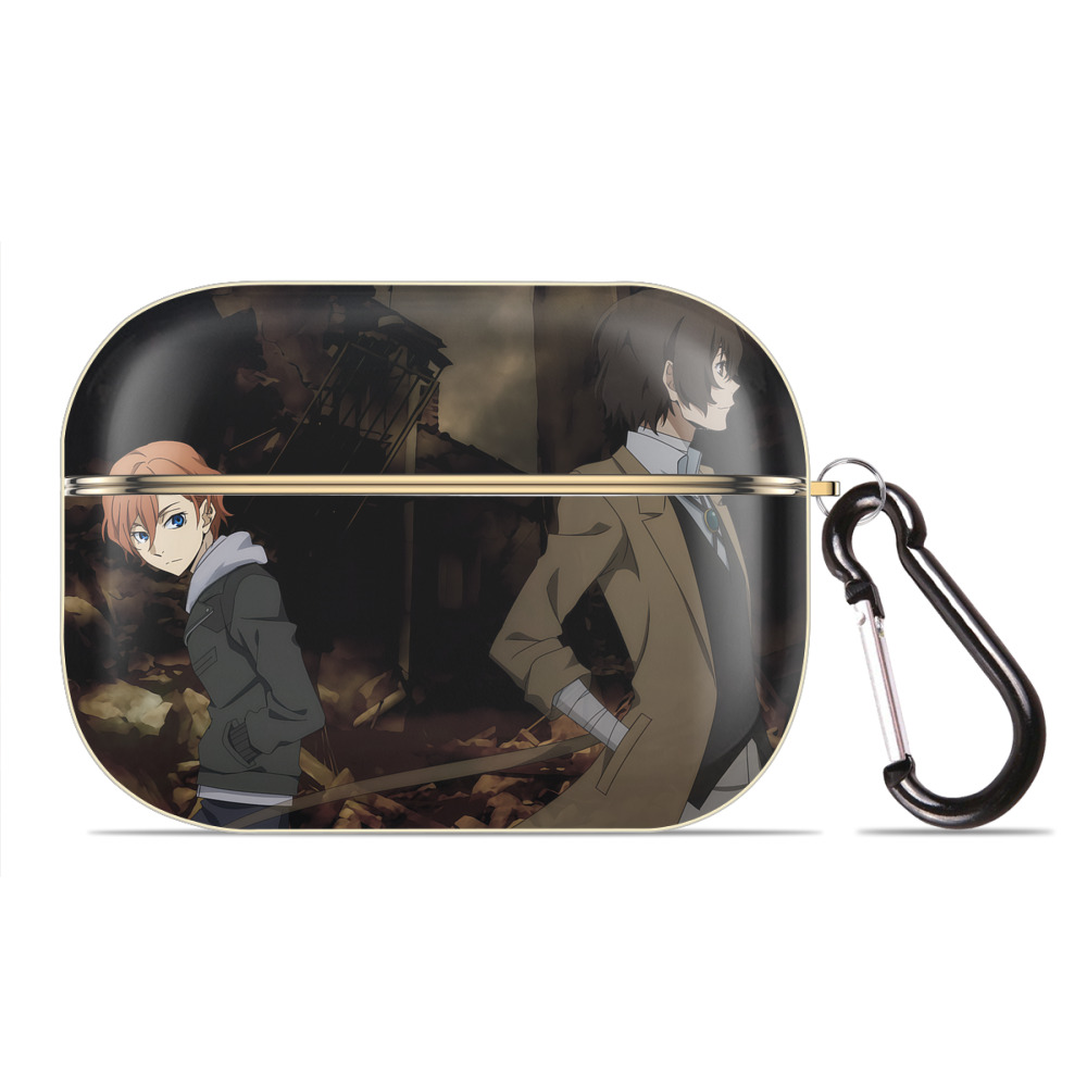 （画像用） 文豪ストレイドッグス Bungo Stray Dogs 【AirPods Pro用】ハードシェル保護ケース｜耐衝撃・防指紋・カラビナ付き商品仕様