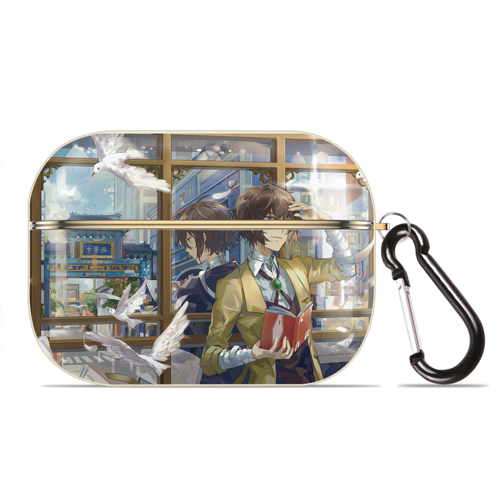 （画像用） 文豪ストレイドッグス Bungo Stray Dogs 【AirPods Pro用】ハードシェル保護ケース｜耐衝撃・防指紋・カラビナ付き商品仕様