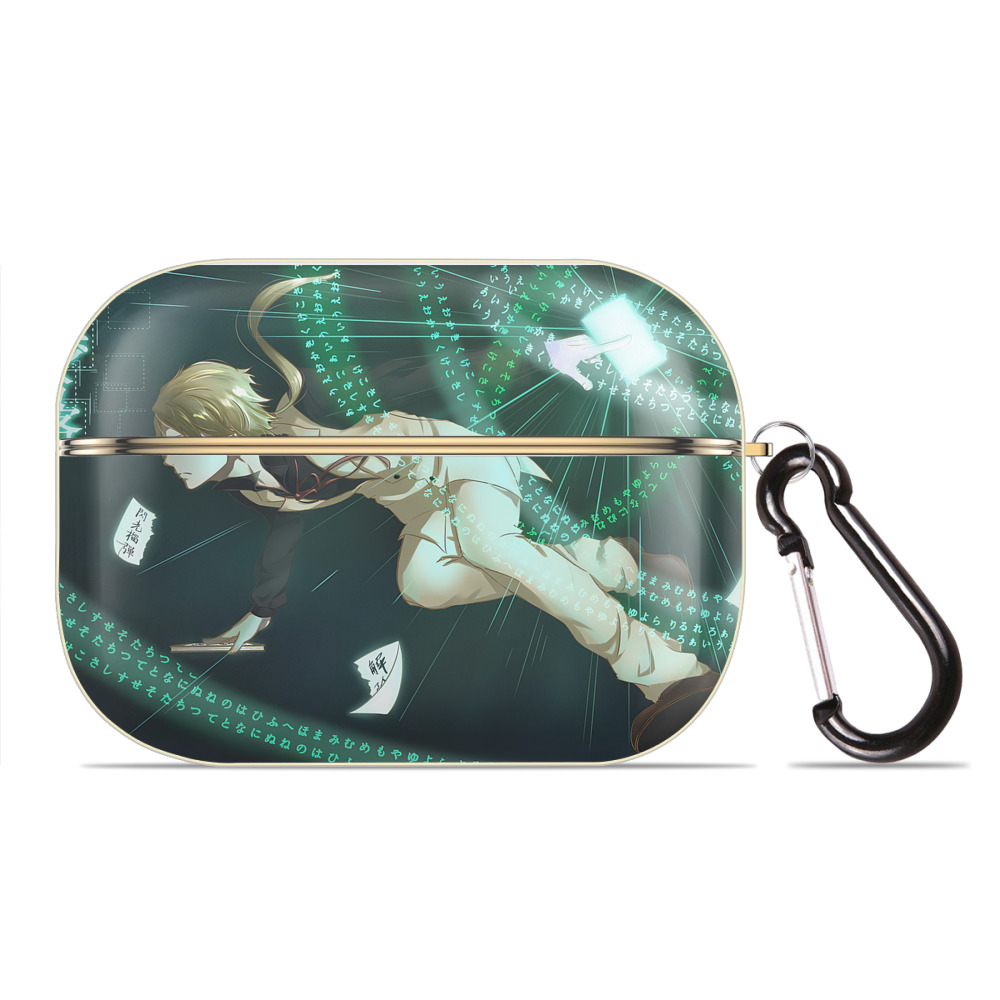 （画像用） 文豪ストレイドッグス Bungo Stray Dogs 【AirPods Pro用】ハードシェル保護ケース｜耐衝撃・防指紋・カラビナ付き商品仕様