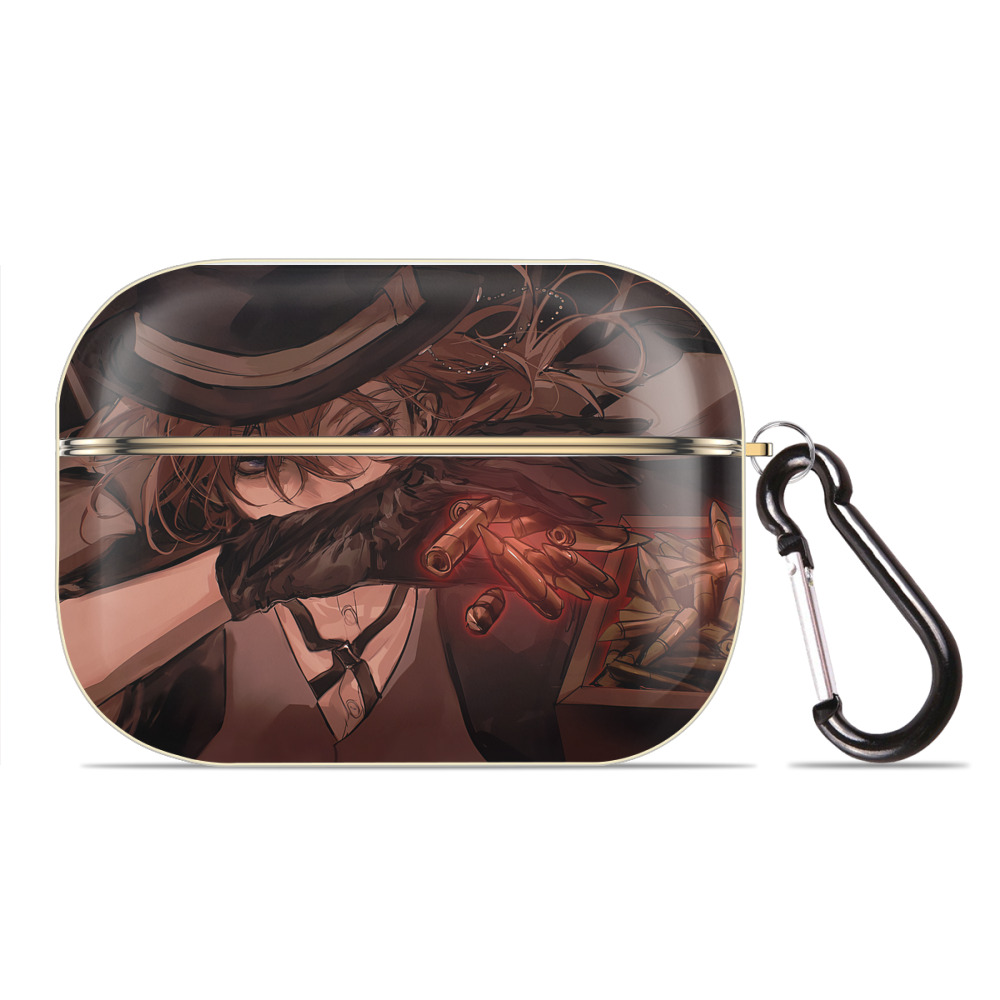 （画像用） 文豪ストレイドッグス Bungo Stray Dogs 【AirPods Pro用】ハードシェル保護ケース｜耐衝撃・防指紋・カラビナ付き商品仕様