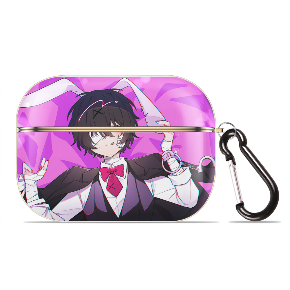 （画像用） 文豪ストレイドッグス Bungo Stray Dogs 【AirPods Pro用】ハードシェル保護ケース｜耐衝撃・防指紋・カラビナ付き商品仕様