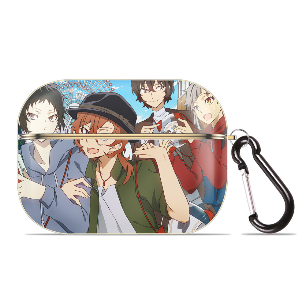 （画像用） 文豪ストレイドッグス Bungo Stray Dogs 【AirPods Pro用】ハードシェル保護ケース｜耐衝撃・防指紋・カラビナ付き商品仕様