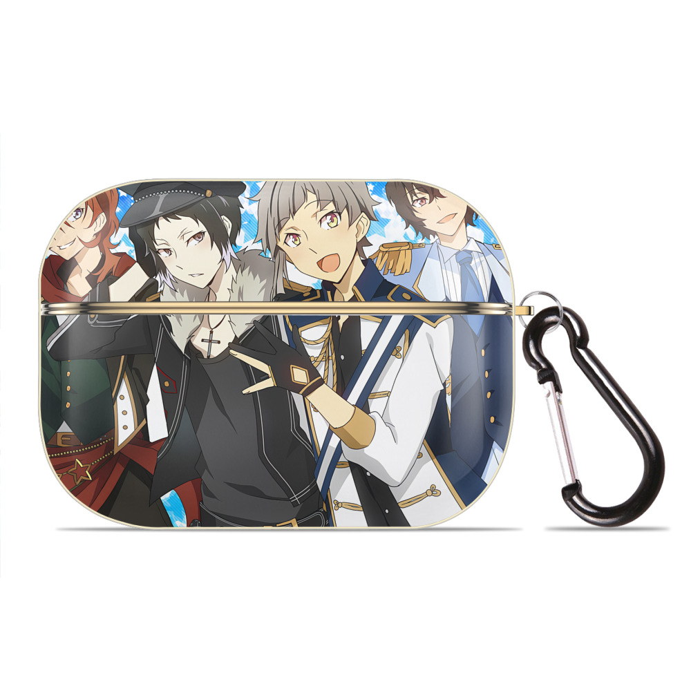 （画像用） 文豪ストレイドッグス Bungo Stray Dogs 【AirPods Pro用】ハードシェル保護ケース｜耐衝撃・防指紋・カラビナ付き商品仕様