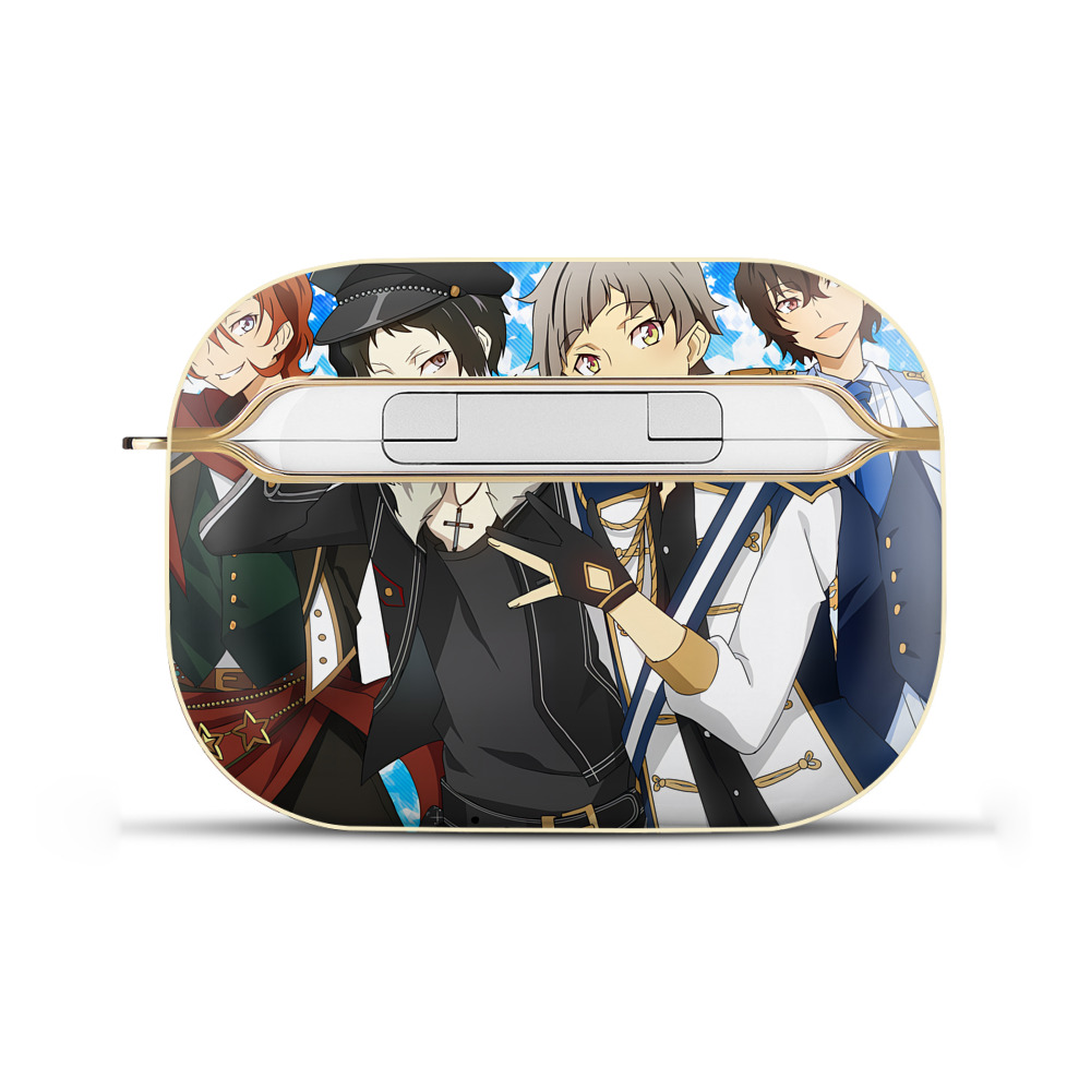 （画像用） 文豪ストレイドッグス Bungo Stray Dogs 【AirPods Pro用】ハードシェル保護ケース｜耐衝撃・防指紋・カラビナ付き商品仕様