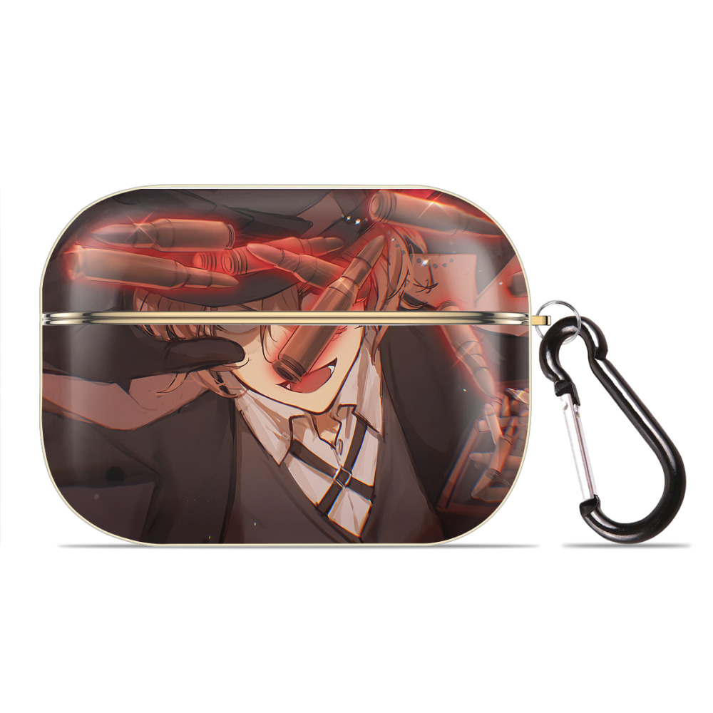 （画像用） 文豪ストレイドッグス Bungo Stray Dogs 【AirPods Pro用】ハードシェル保護ケース｜耐衝撃・防指紋・カラビナ付き商品仕様