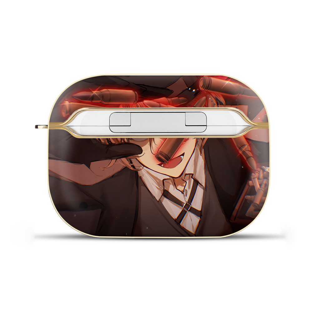 （画像用） 文豪ストレイドッグス Bungo Stray Dogs 【AirPods Pro用】ハードシェル保護ケース｜耐衝撃・防指紋・カラビナ付き商品仕様