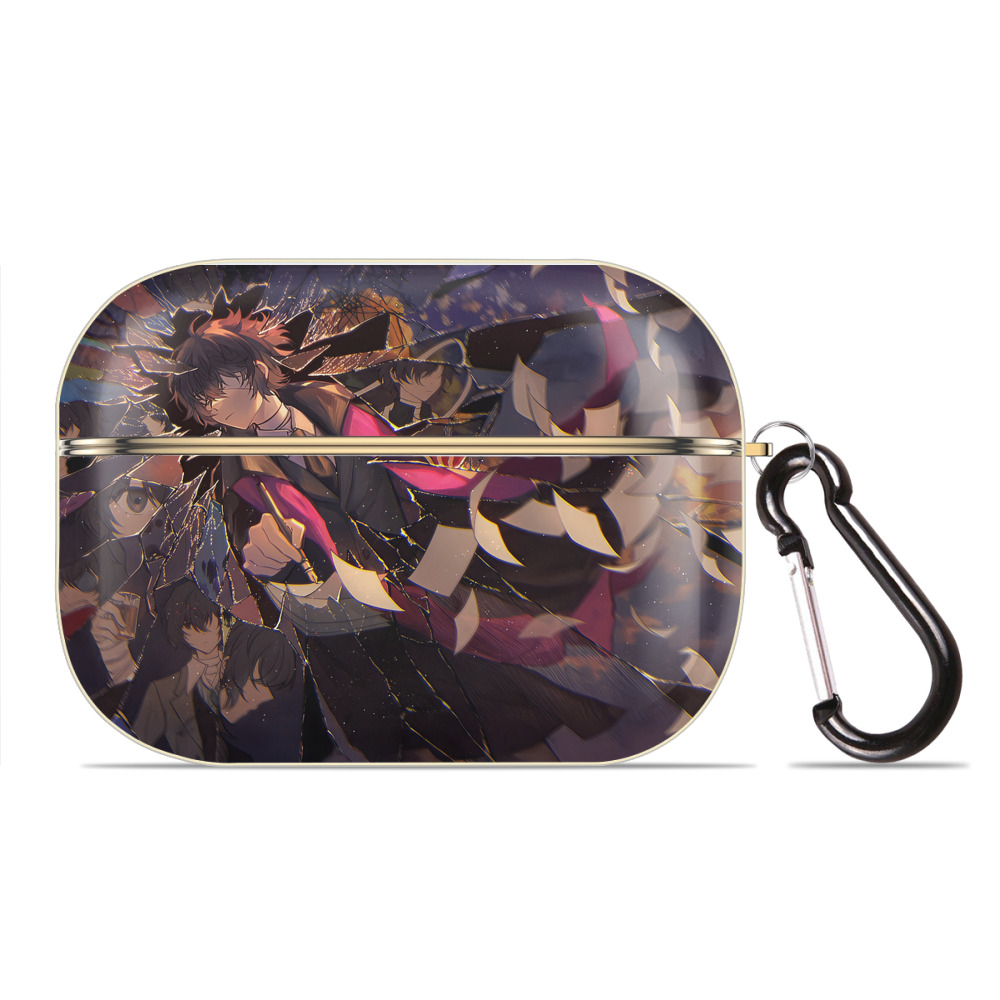 （画像用） 文豪ストレイドッグス Bungo Stray Dogs 【AirPods Pro用】ハードシェル保護ケース｜耐衝撃・防指紋・カラビナ付き商品仕様