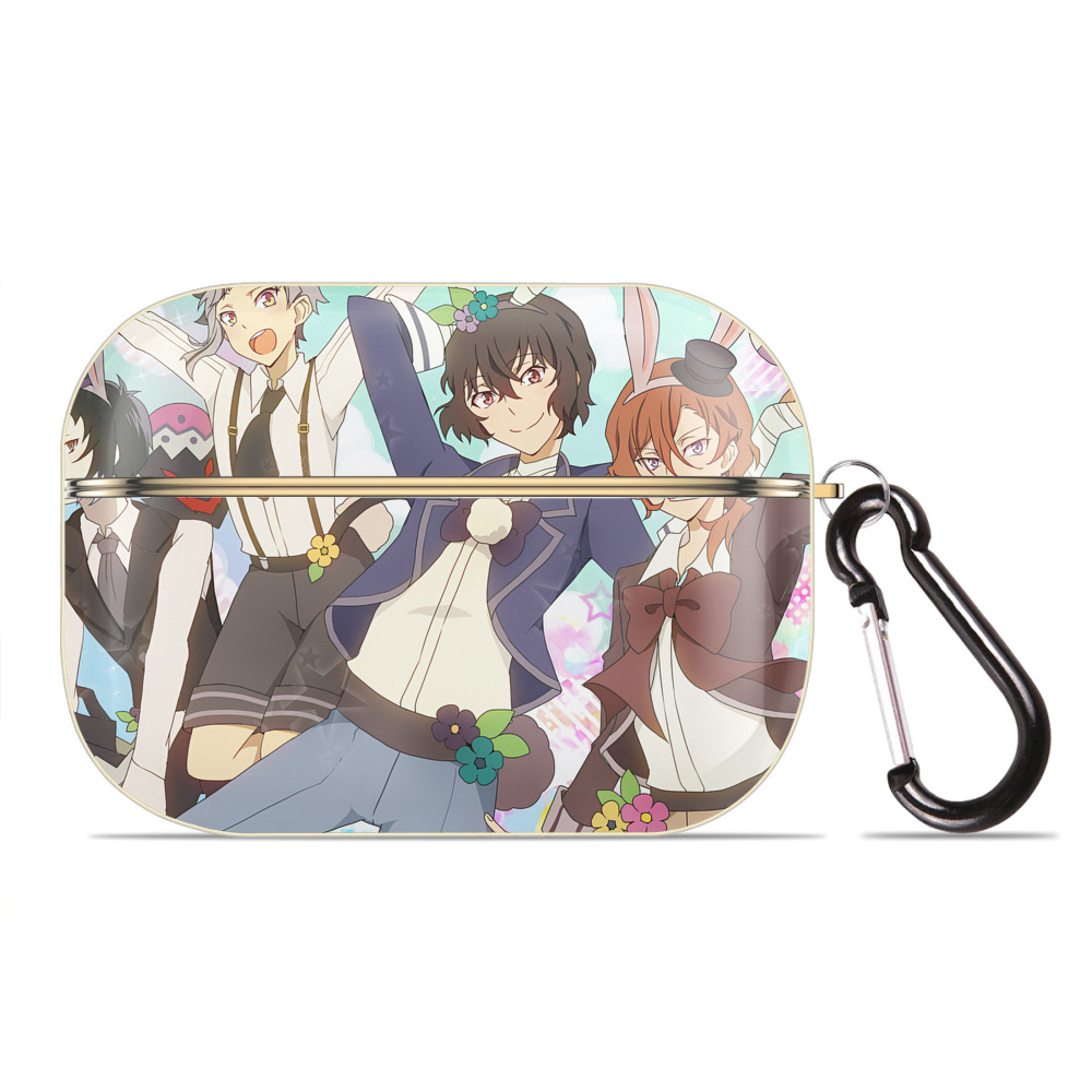 （画像用） 文豪ストレイドッグス Bungo Stray Dogs 【AirPods Pro用】ハードシェル保護ケース｜耐衝撃・防指紋・カラビナ付き商品仕様