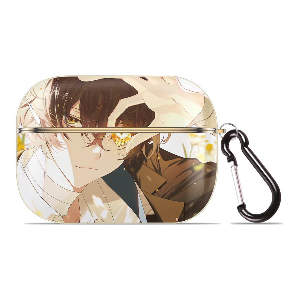 （画像用） 文豪ストレイドッグス Bungo Stray Dogs 【AirPods Pro用】ハードシェル保護ケース｜耐衝撃・防指紋・カラビナ付き商品仕様