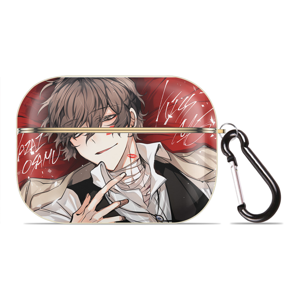 （画像用） 文豪ストレイドッグス Bungo Stray Dogs 【AirPods Pro用】ハードシェル保護ケース｜耐衝撃・防指紋・カラビナ付き商品仕様