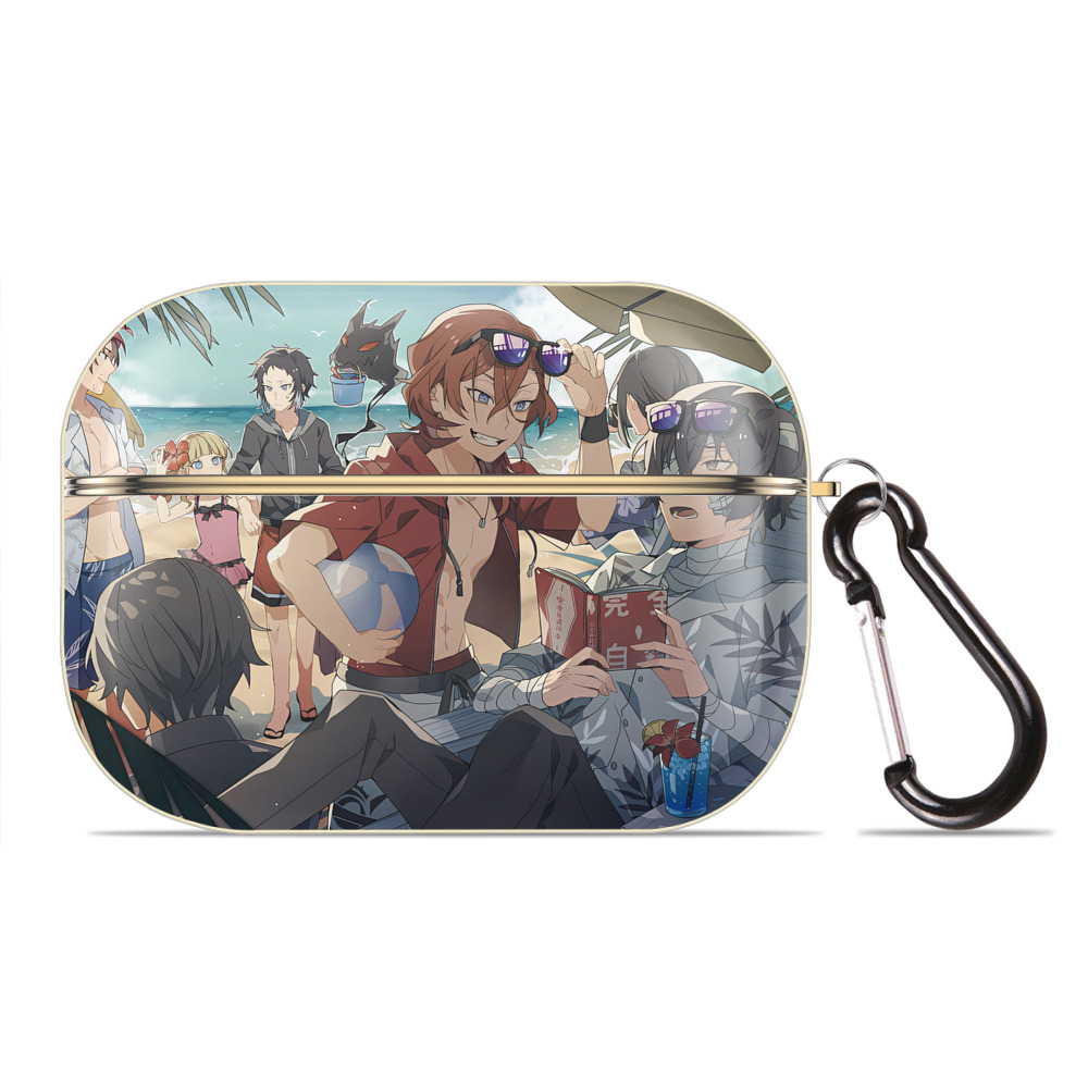（画像用） 文豪ストレイドッグス Bungo Stray Dogs 【AirPods Pro用】ハードシェル保護ケース｜耐衝撃・防指紋・カラビナ付き商品仕様
