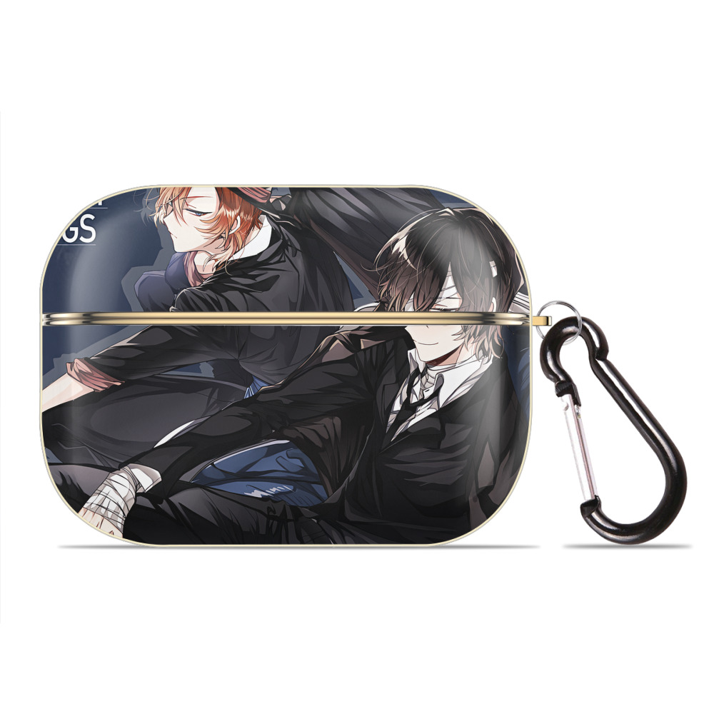 （画像用） 文豪ストレイドッグス Bungo Stray Dogs 【AirPods Pro用】ハードシェル保護ケース｜耐衝撃・防指紋・カラビナ付き商品仕様