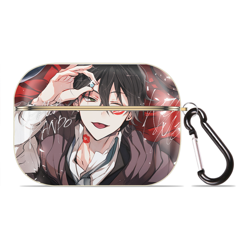 （画像用） 文豪ストレイドッグス Bungo Stray Dogs 【AirPods Pro用】ハードシェル保護ケース｜耐衝撃・防指紋・カラビナ付き商品仕様