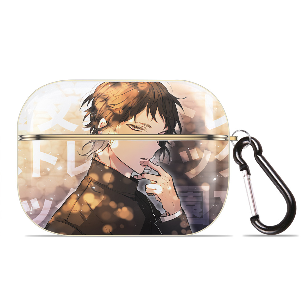 （画像用） 文豪ストレイドッグス Bungo Stray Dogs 【AirPods Pro用】ハードシェル保護ケース｜耐衝撃・防指紋・カラビナ付き商品仕様