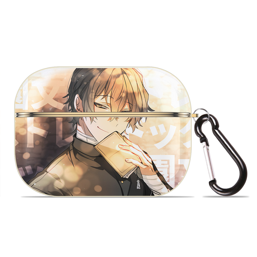 （画像用） 文豪ストレイドッグス Bungo Stray Dogs 【AirPods Pro用】ハードシェル保護ケース｜耐衝撃・防指紋・カラビナ付き商品仕様