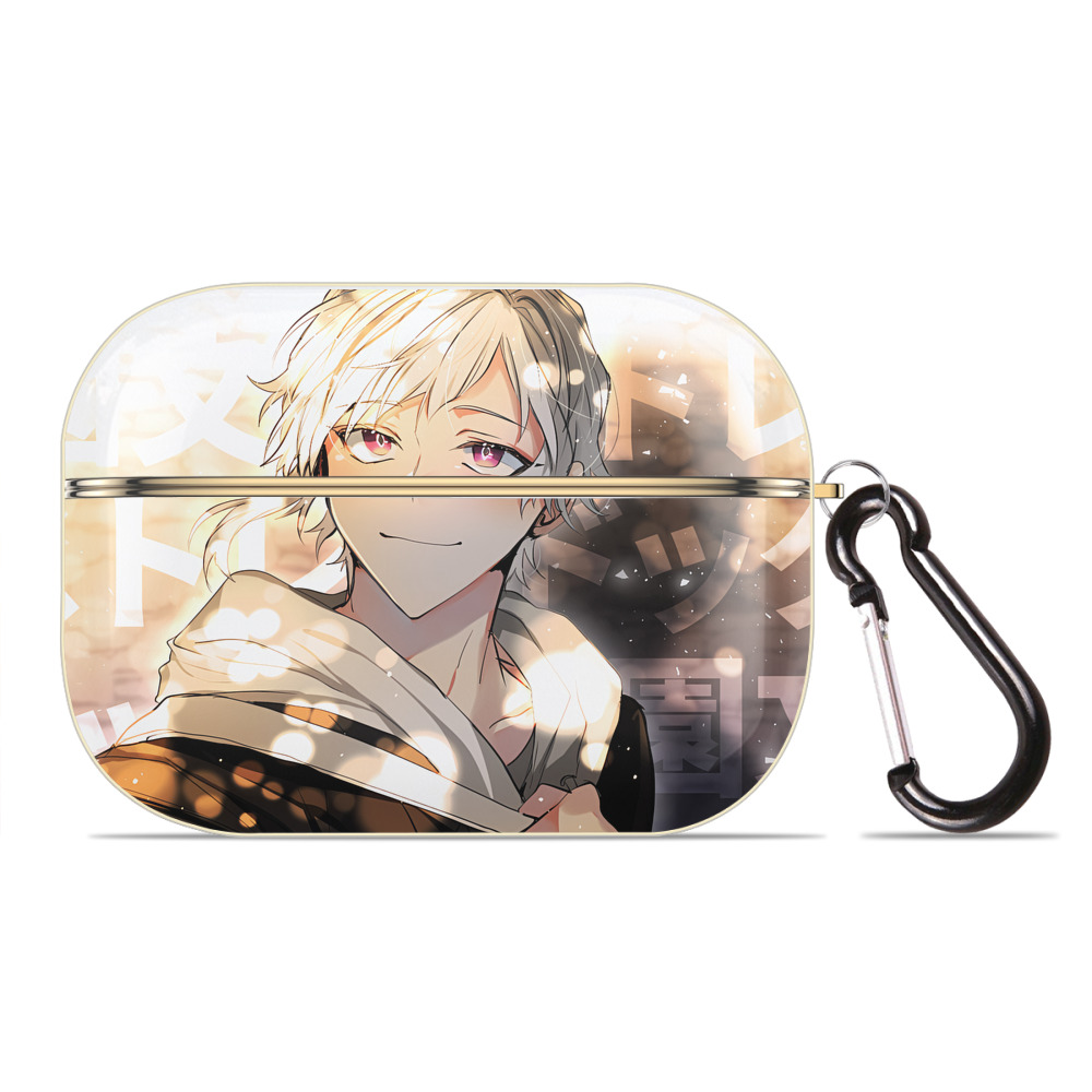 （画像用） 文豪ストレイドッグス Bungo Stray Dogs 【AirPods Pro用】ハードシェル保護ケース｜耐衝撃・防指紋・カラビナ付き商品仕様