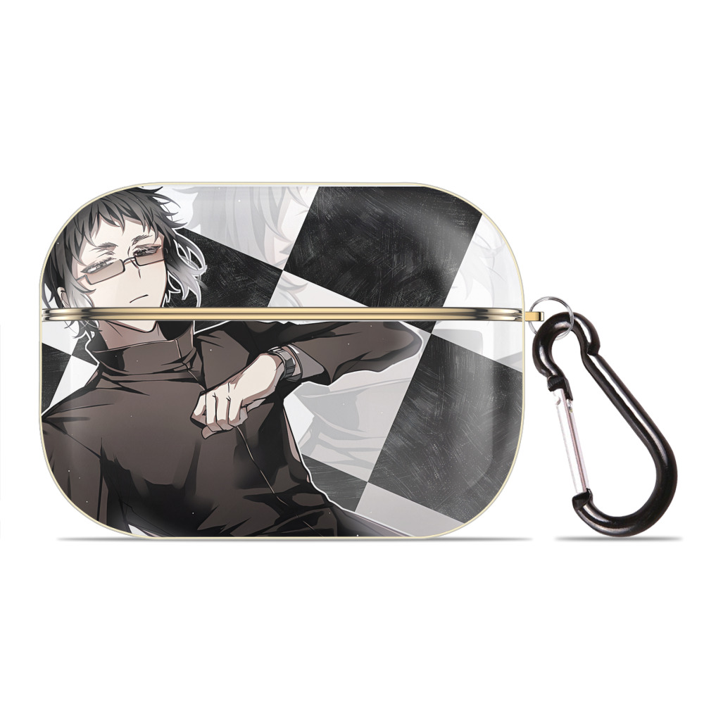 （画像用） 文豪ストレイドッグス Bungo Stray Dogs 【AirPods Pro用】ハードシェル保護ケース｜耐衝撃・防指紋・カラビナ付き商品仕様