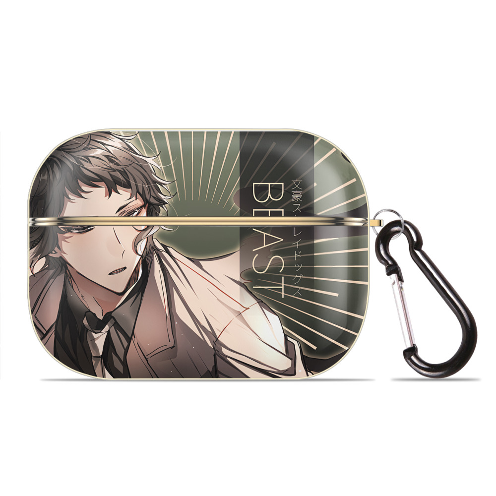 （画像用） 文豪ストレイドッグス Bungo Stray Dogs 【AirPods Pro用】ハードシェル保護ケース｜耐衝撃・防指紋・カラビナ付き商品仕様