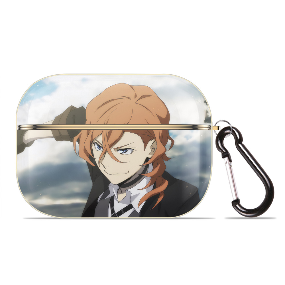（画像用） 文豪ストレイドッグス Bungo Stray Dogs 【AirPods Pro用】ハードシェル保護ケース｜耐衝撃・防指紋・カラビナ付き商品仕様