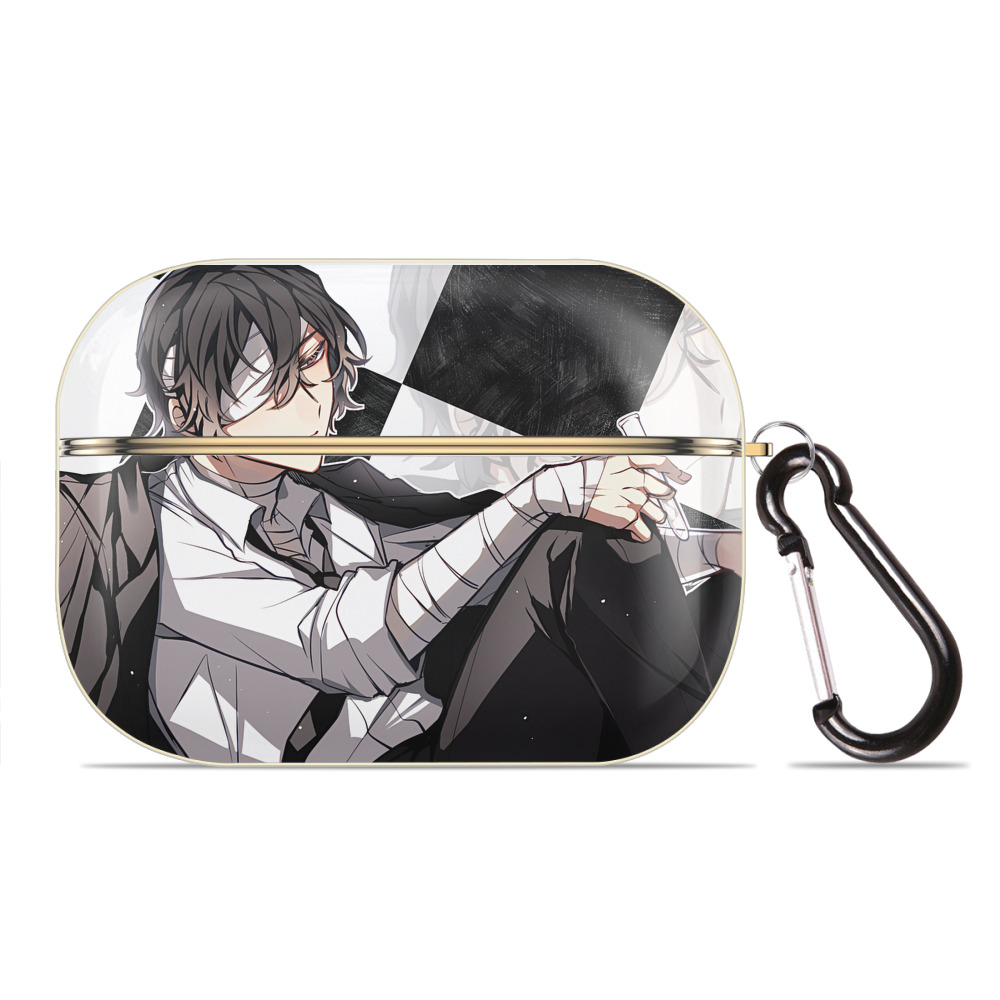 （画像用） 文豪ストレイドッグス Bungo Stray Dogs 【AirPods Pro用】ハードシェル保護ケース｜耐衝撃・防指紋・カラビナ付き商品仕様