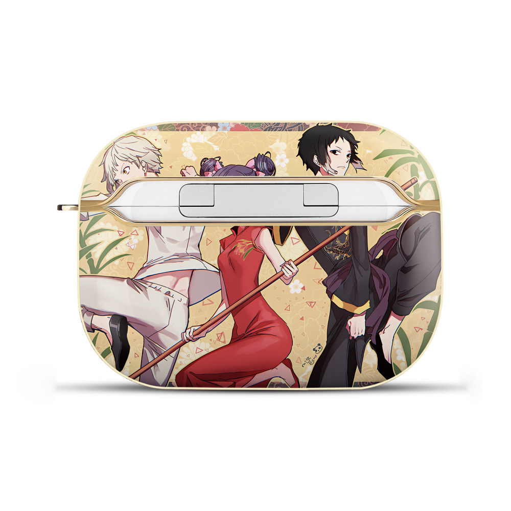 （画像用） 文豪ストレイドッグス Bungo Stray Dogs 【AirPods Pro用】ハードシェル保護ケース｜耐衝撃・防指紋・カラビナ付き商品仕様