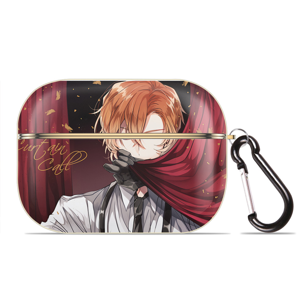 （画像用） 文豪ストレイドッグス Bungo Stray Dogs 【AirPods Pro用】ハードシェル保護ケース｜耐衝撃・防指紋・カラビナ付き商品仕様
