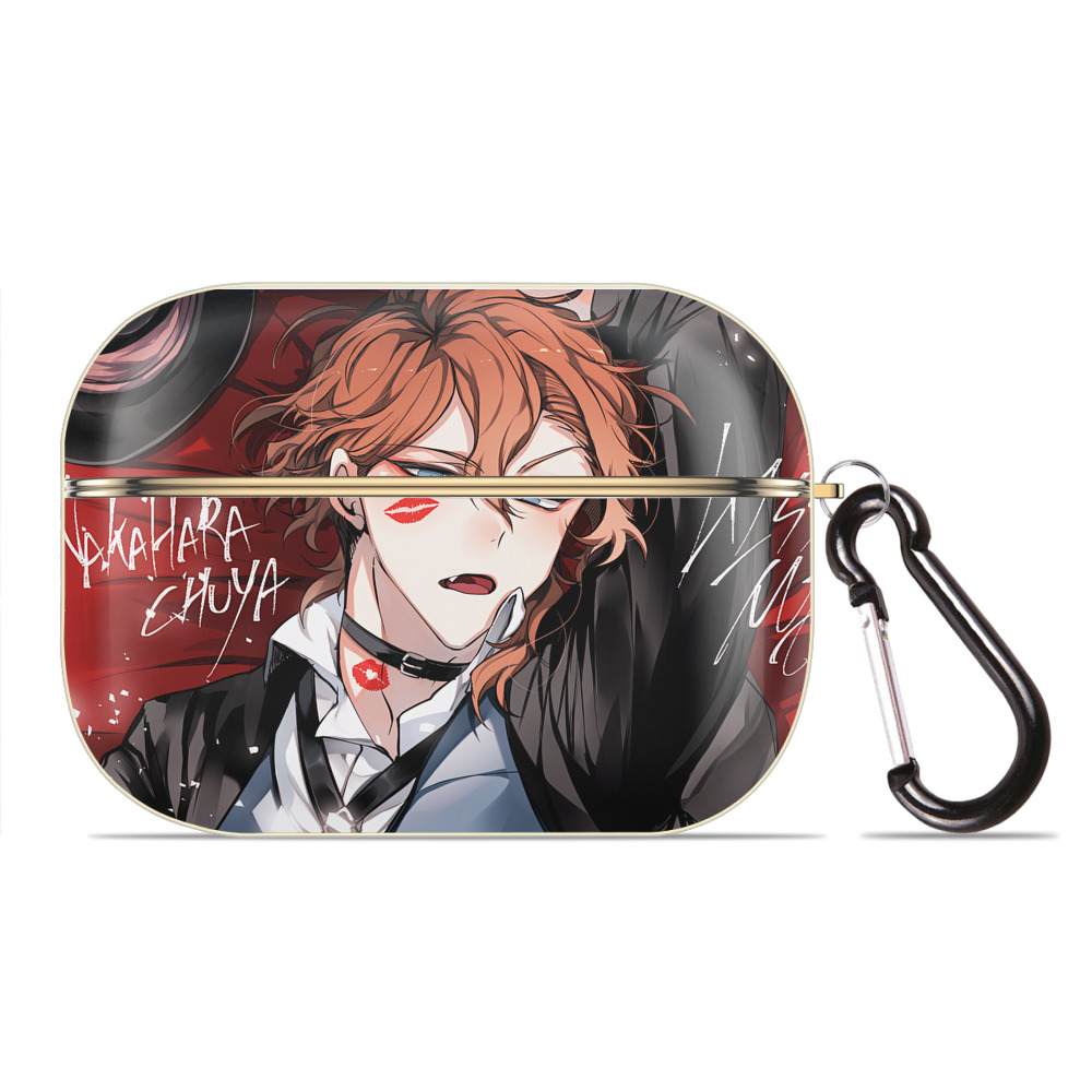 （画像用） 文豪ストレイドッグス Bungo Stray Dogs 【AirPods Pro用】ハードシェル保護ケース｜耐衝撃・防指紋・カラビナ付き商品仕様