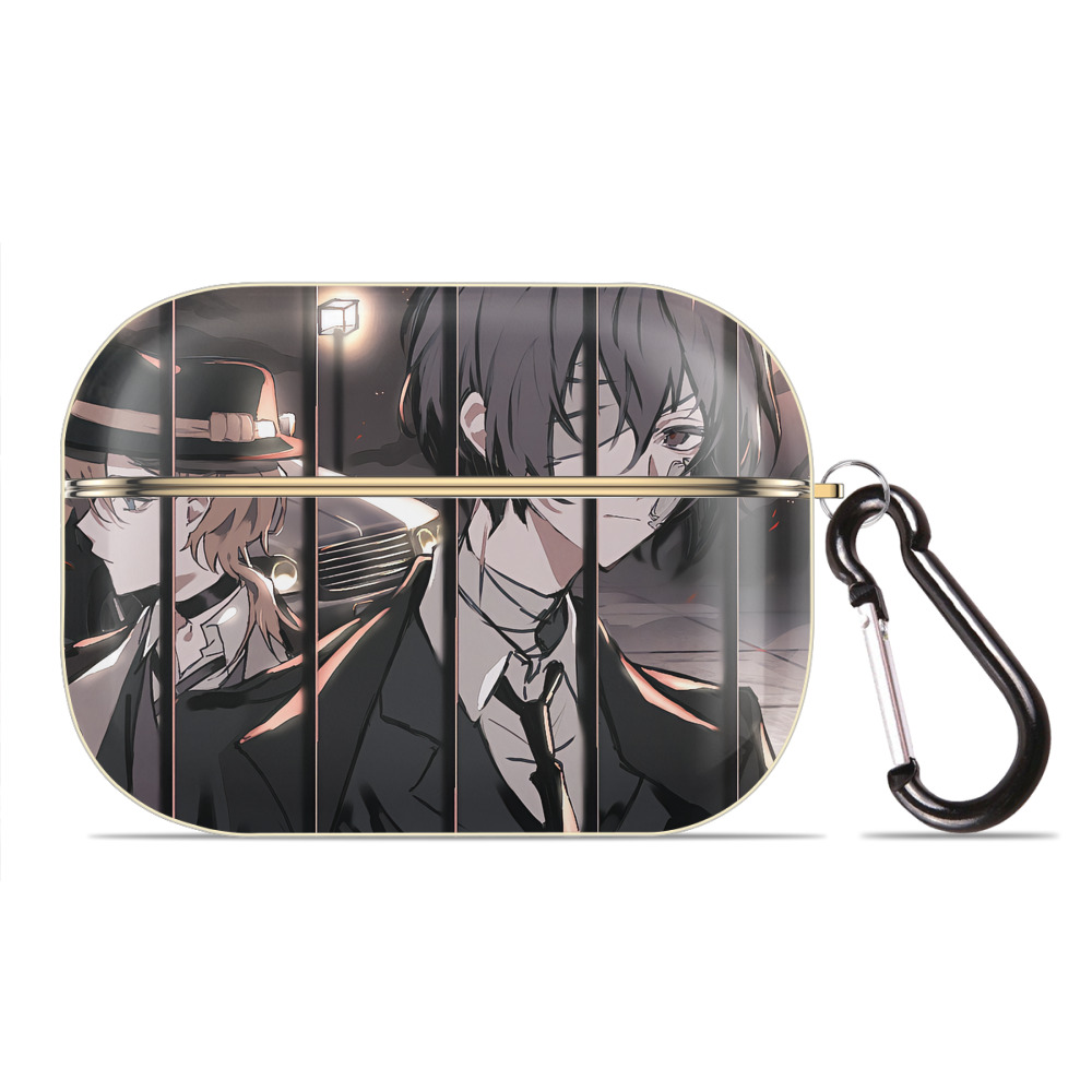 （画像用） 文豪ストレイドッグス Bungo Stray Dogs 【AirPods Pro用】ハードシェル保護ケース｜耐衝撃・防指紋・カラビナ付き商品仕様